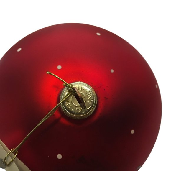 Andrzej Glass Ornament Hand Made In Poland Large Christmas Ball Teddy Bear - Picture 6 of 12